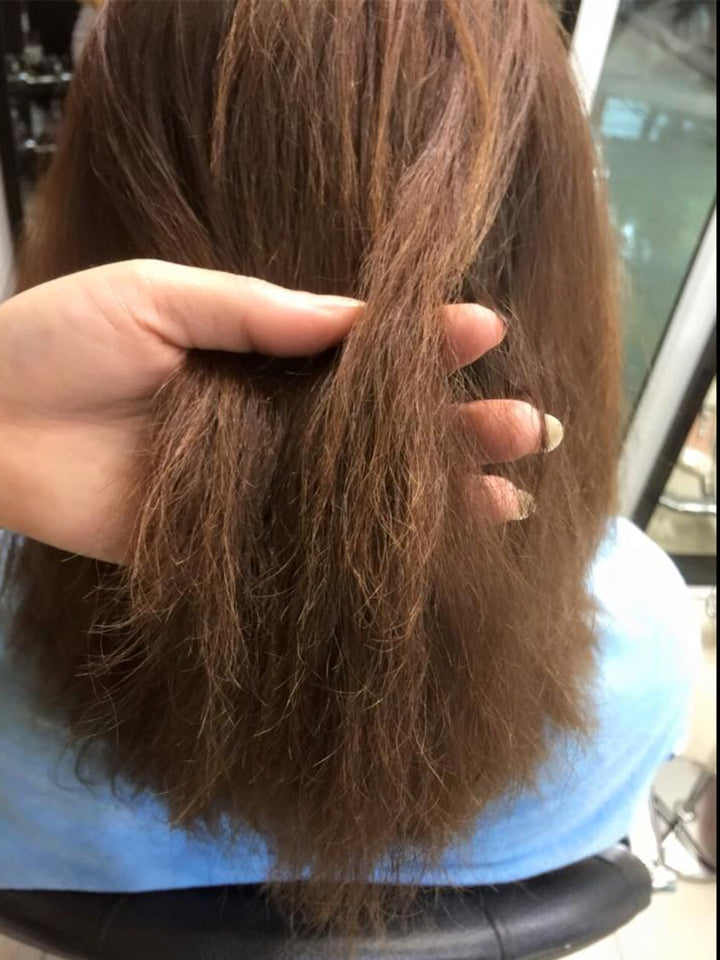 London Connection gallery example 4: hair before treatment